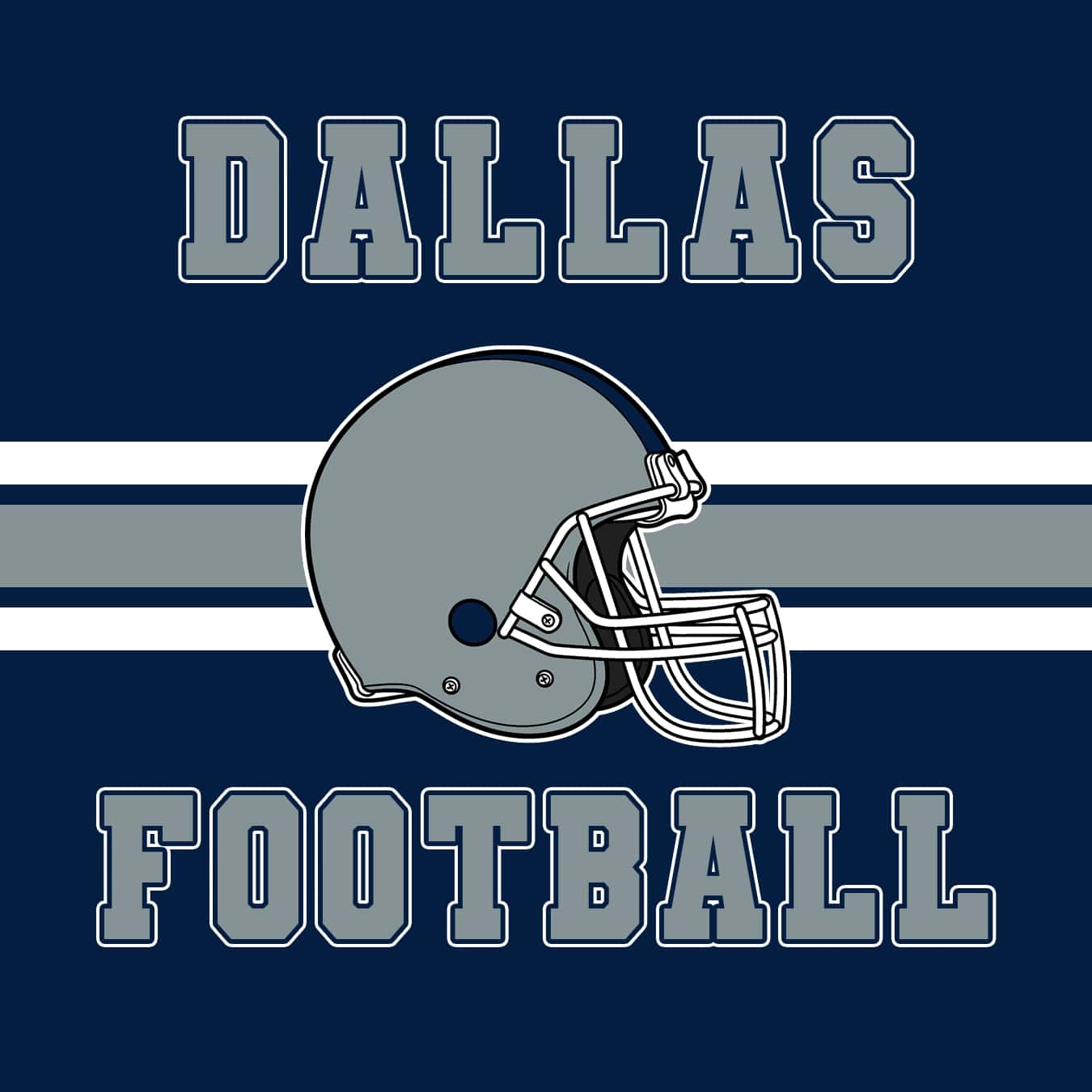 Dallas Football Blue