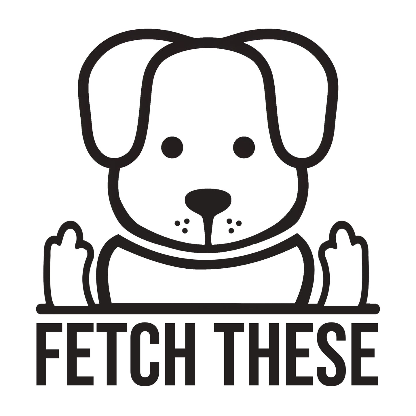 Fetch These Dog - Hitch Cover Design
