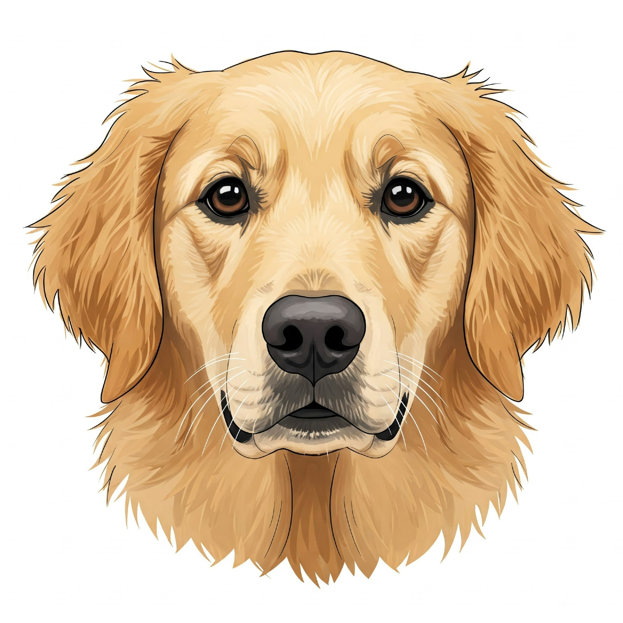 Golden Retriever - Hitch Cover Design