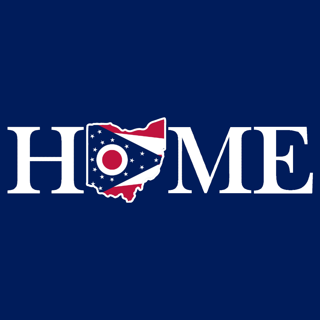 Home Ohio Flag - Hitch Cover Design