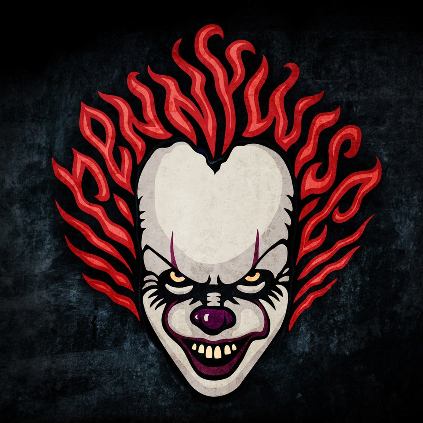 Halloween Clown - Hitch Cover Design
