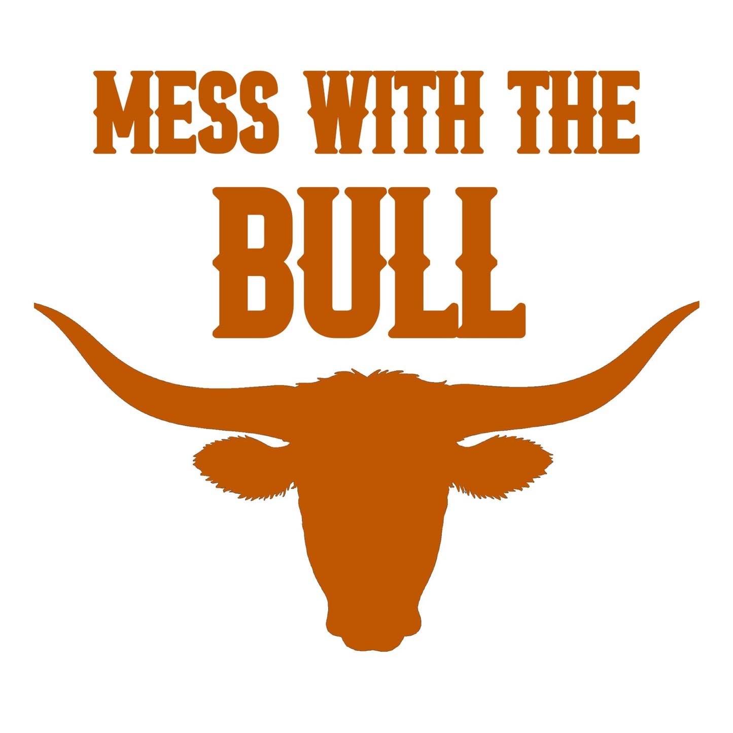 Mess With The Bull - Hitch Cover Design