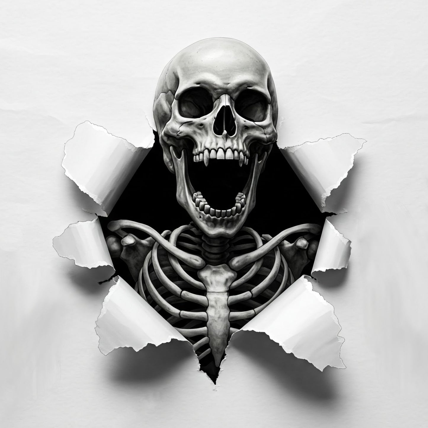 Skeleton Attack - Hitch Cover Design
