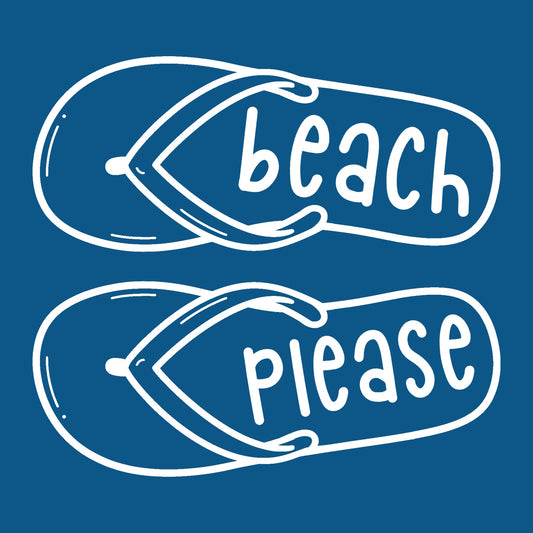 Beach Please - Hitch Cover Design