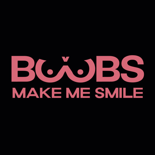 Boobs Make Me Smile - Hitch Cover Design
