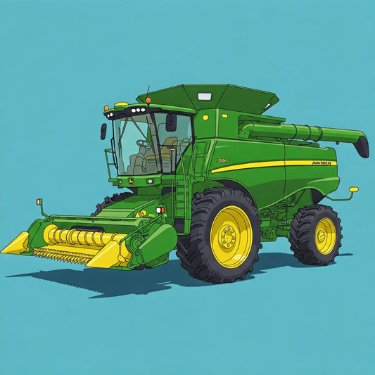 Team Deere Combine Harvester - Hitch Cover Design