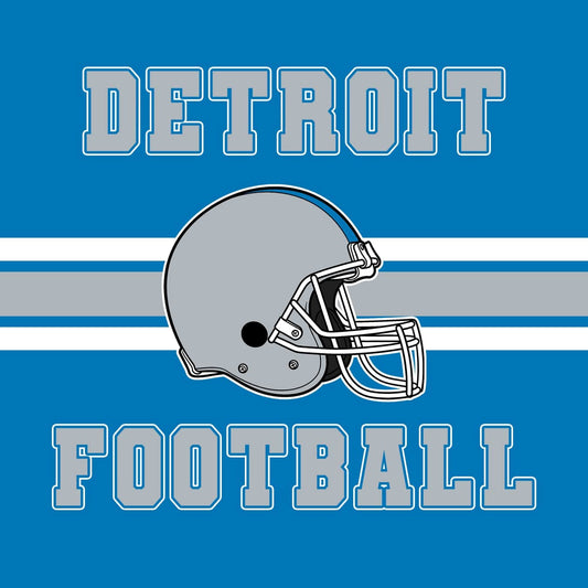 Detroit Football Blue