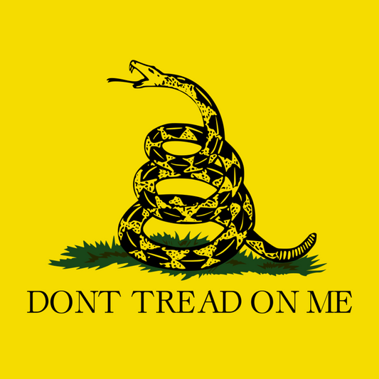 Don't Tread on Me Flag - Hitch Cover Design