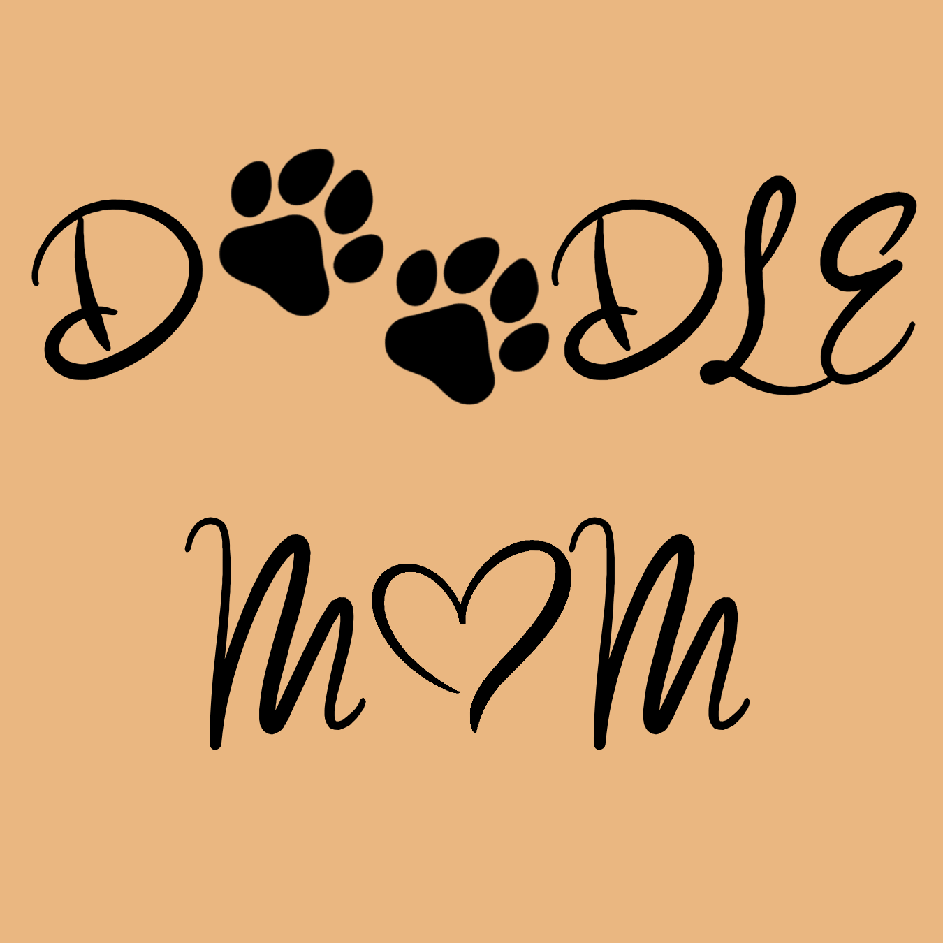 Doodle Mom v1 - Hitch Cover Design
