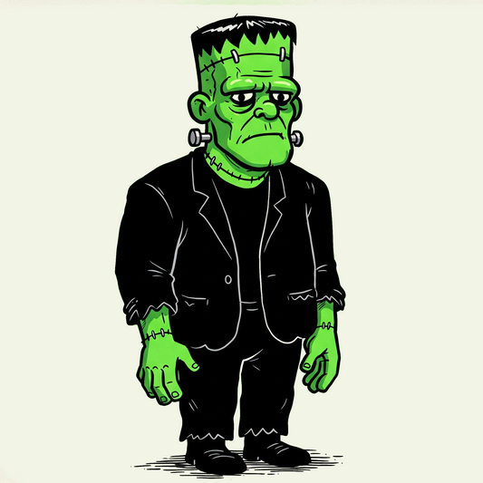 Frankenstein - Hitch Cover Design