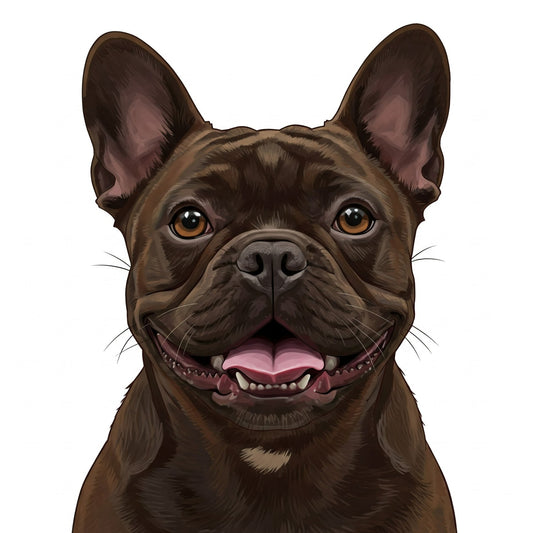 French Bulldog Dark - Hitch Cover Design