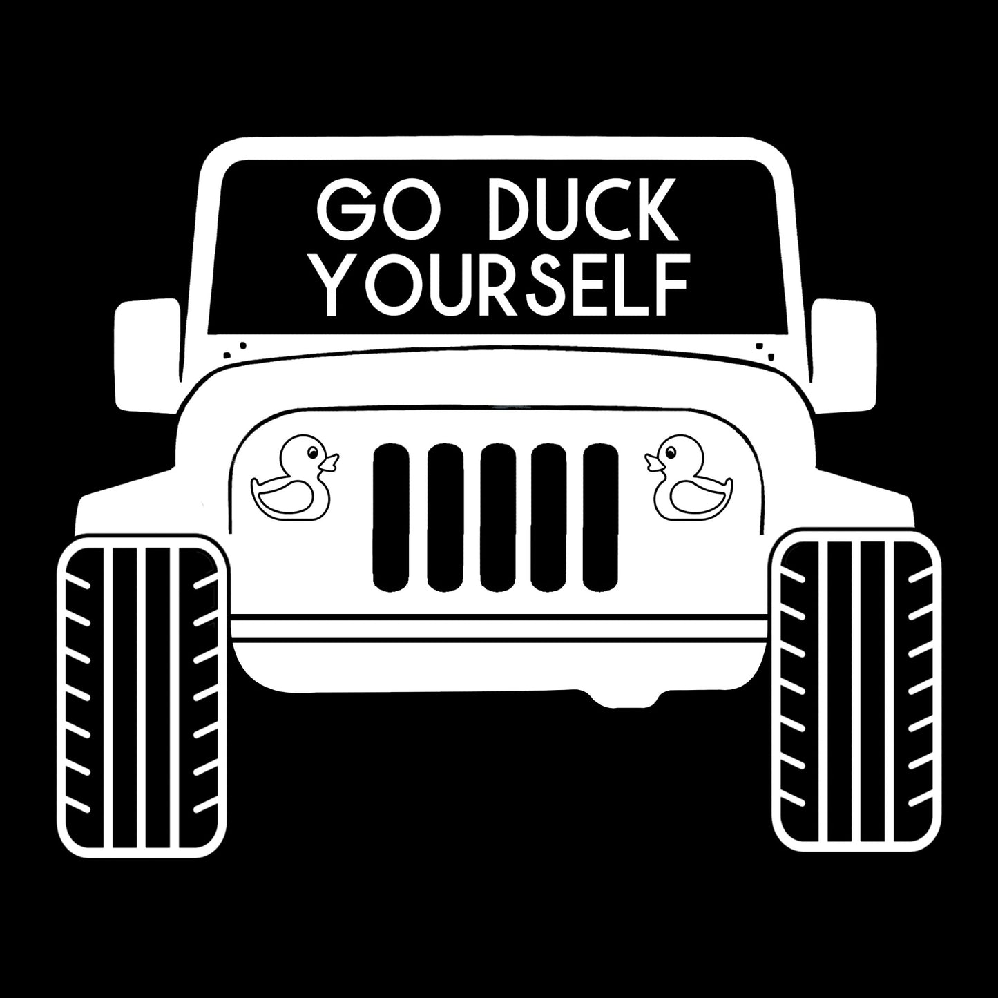 Go Duck Yourself - Hitch Cover Design