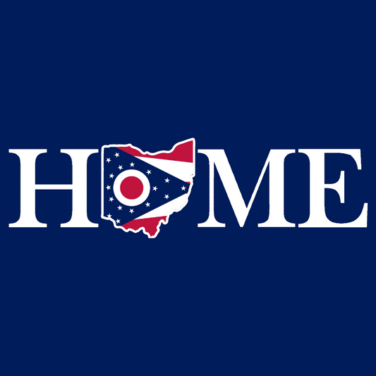 Home Ohio Flag - Hitch Cover Design