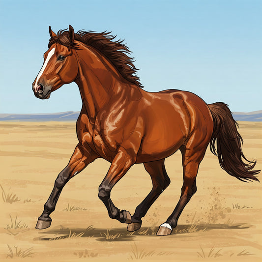 Horse Galloping - Hitch Cover Design