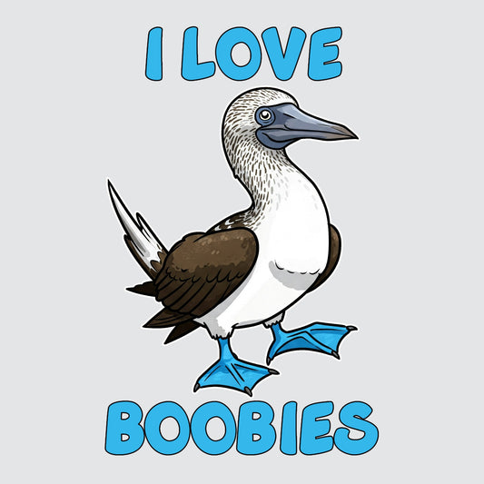 I Love Boobies (Bird) - Hitch Cover Design