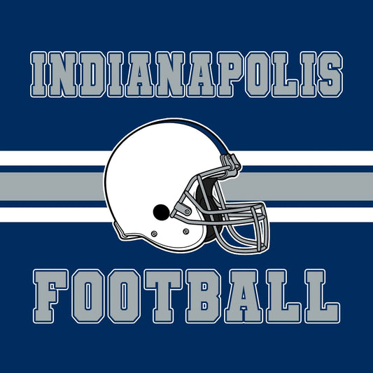 Indianapolis Football Blue