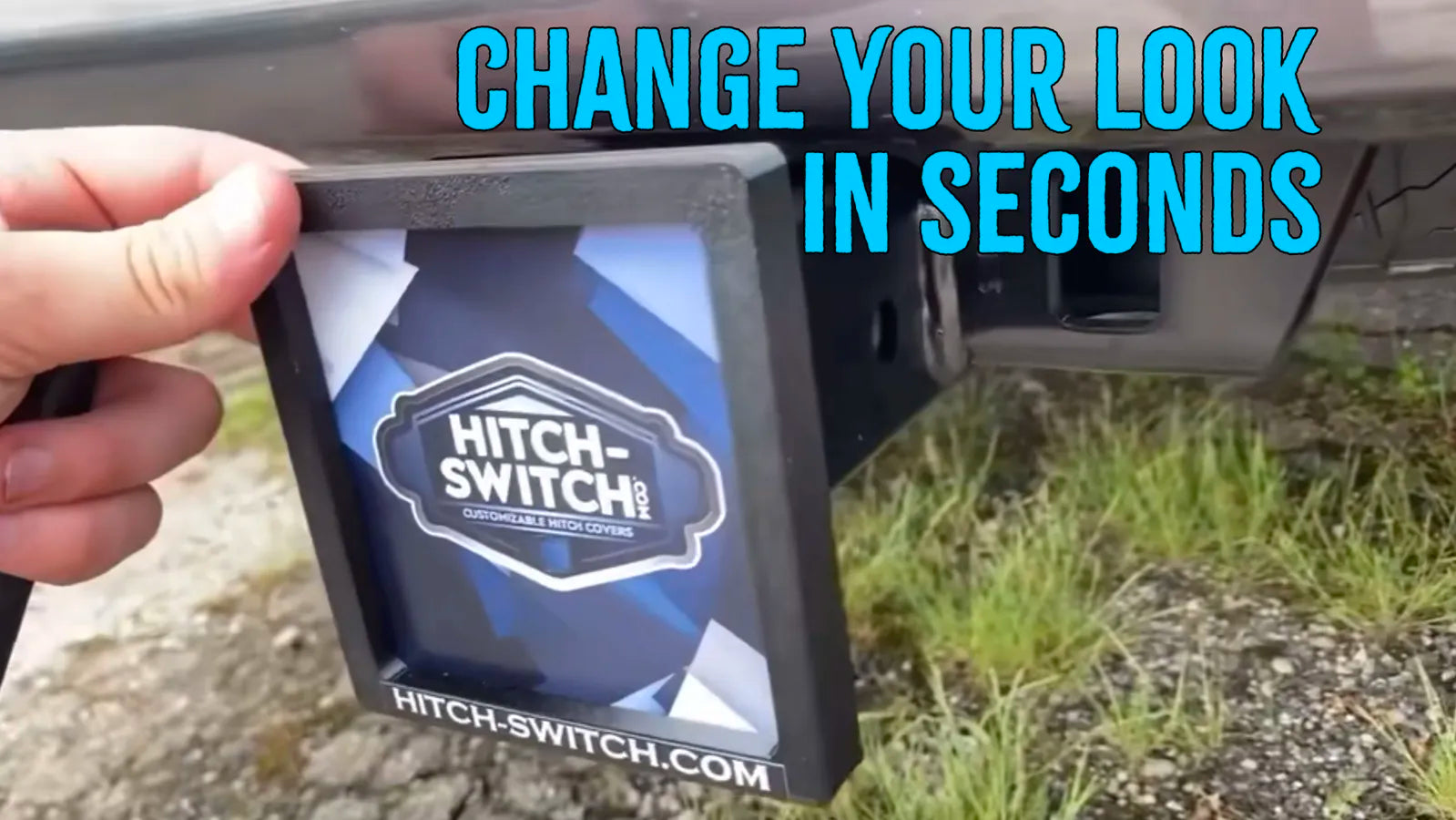 Load video: This is the installation video for the Hitch Switch interchangeable hitch cover.