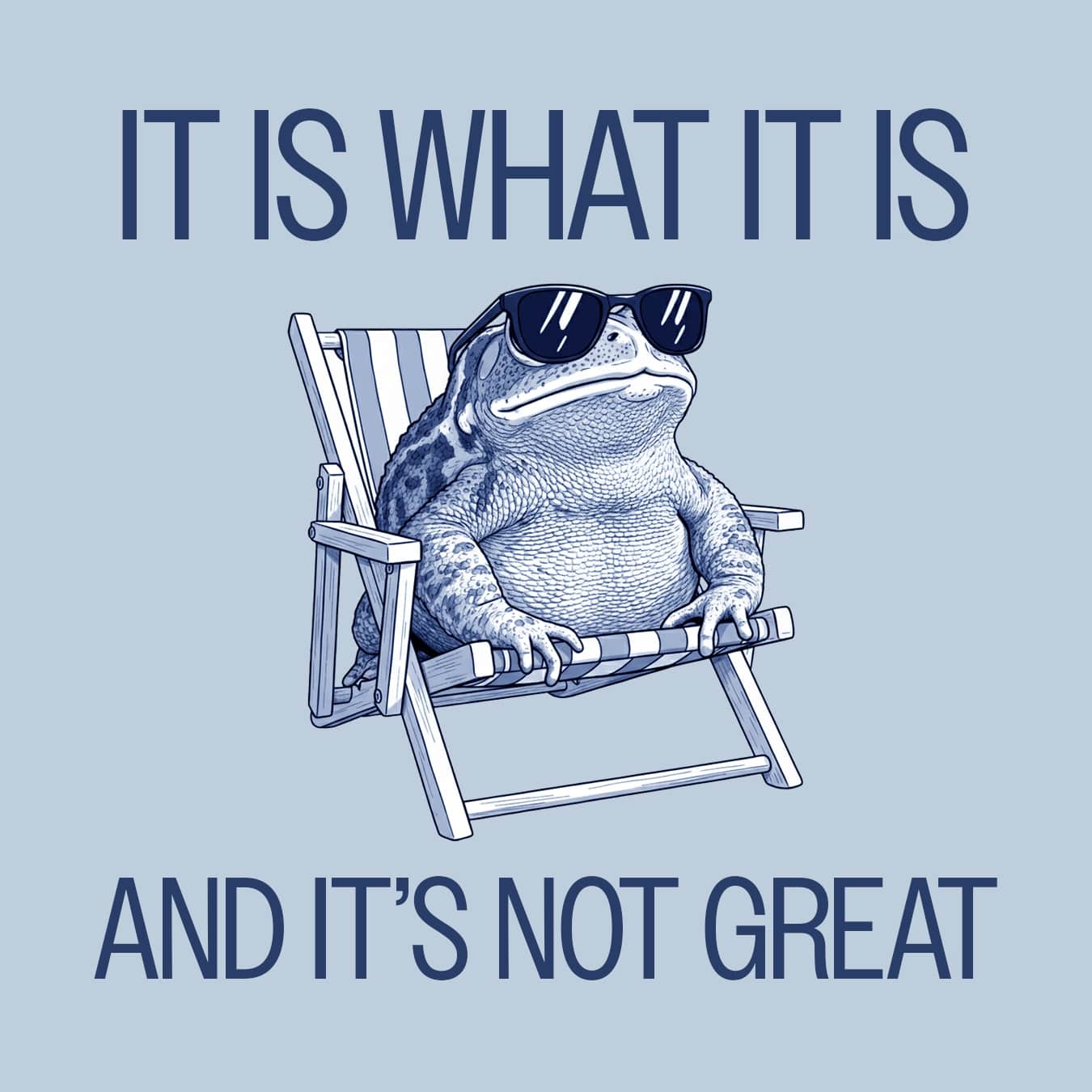 It Is What It Is, And It Is Not Great