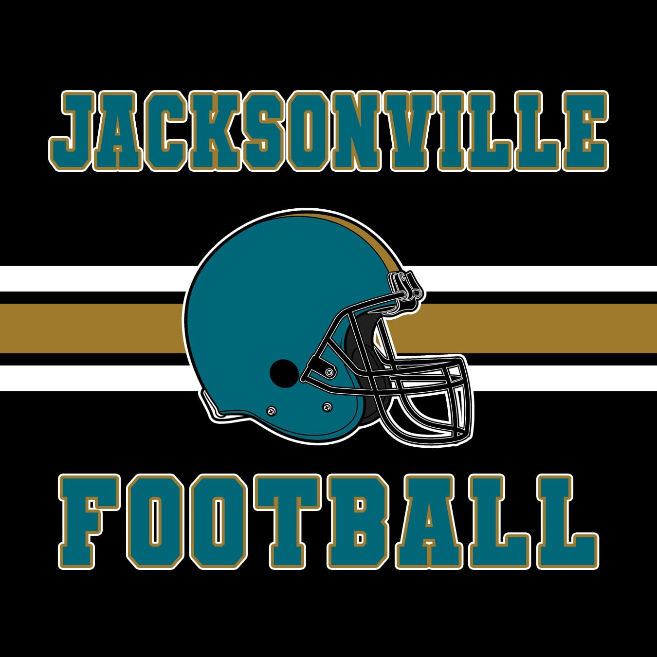 Jacksonville Football Gold