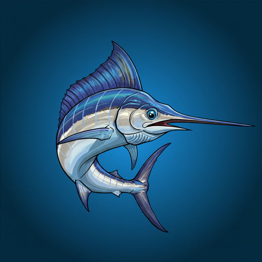 Marlin Fishing - Hitch Cover Design