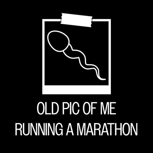 Old Pic of Me Running a Marathon