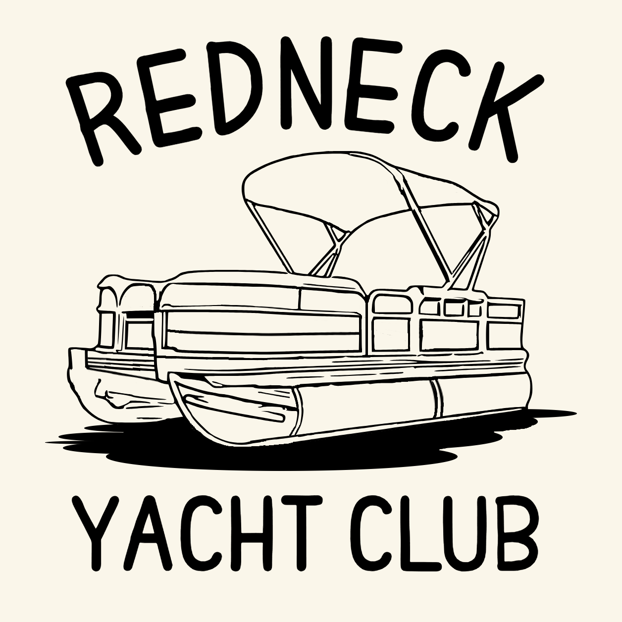 Redneck Yacht Club - Hitch Cover Design