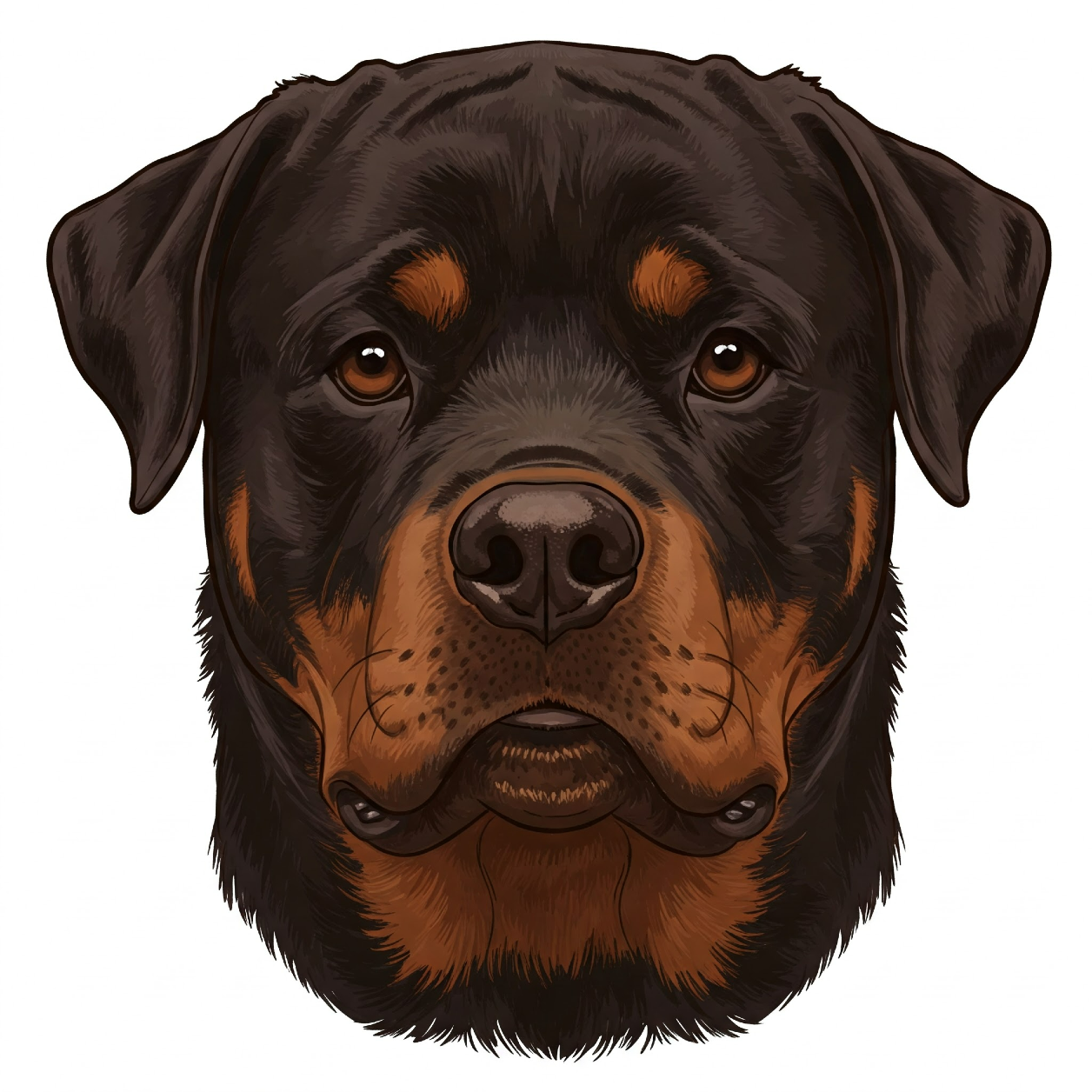 Rottweiler - Hitch Cover Design