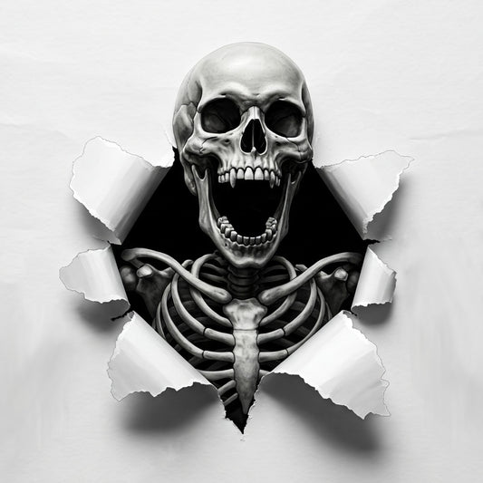 Skeleton Attack - Hitch Cover Design