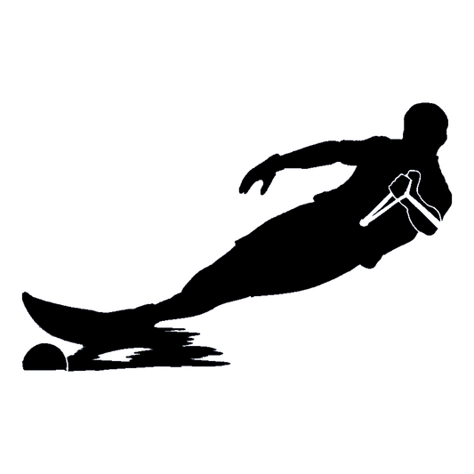 Slalom Skier - Hitch Cover Design