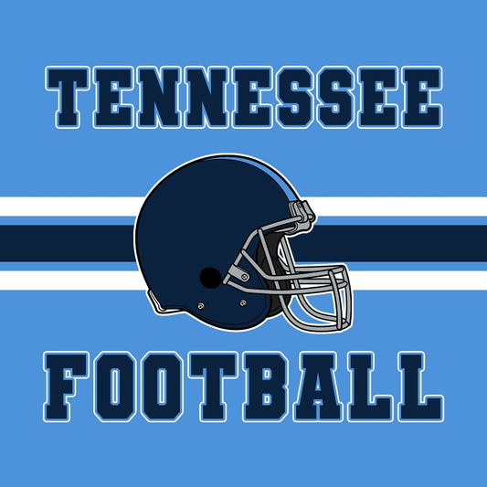 Tennessee Football Light Blue
