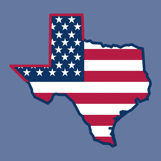 Texas America Flag - Hitch Cover Design