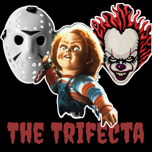 The Trifecta Horror Characters - Hitch Cover Design